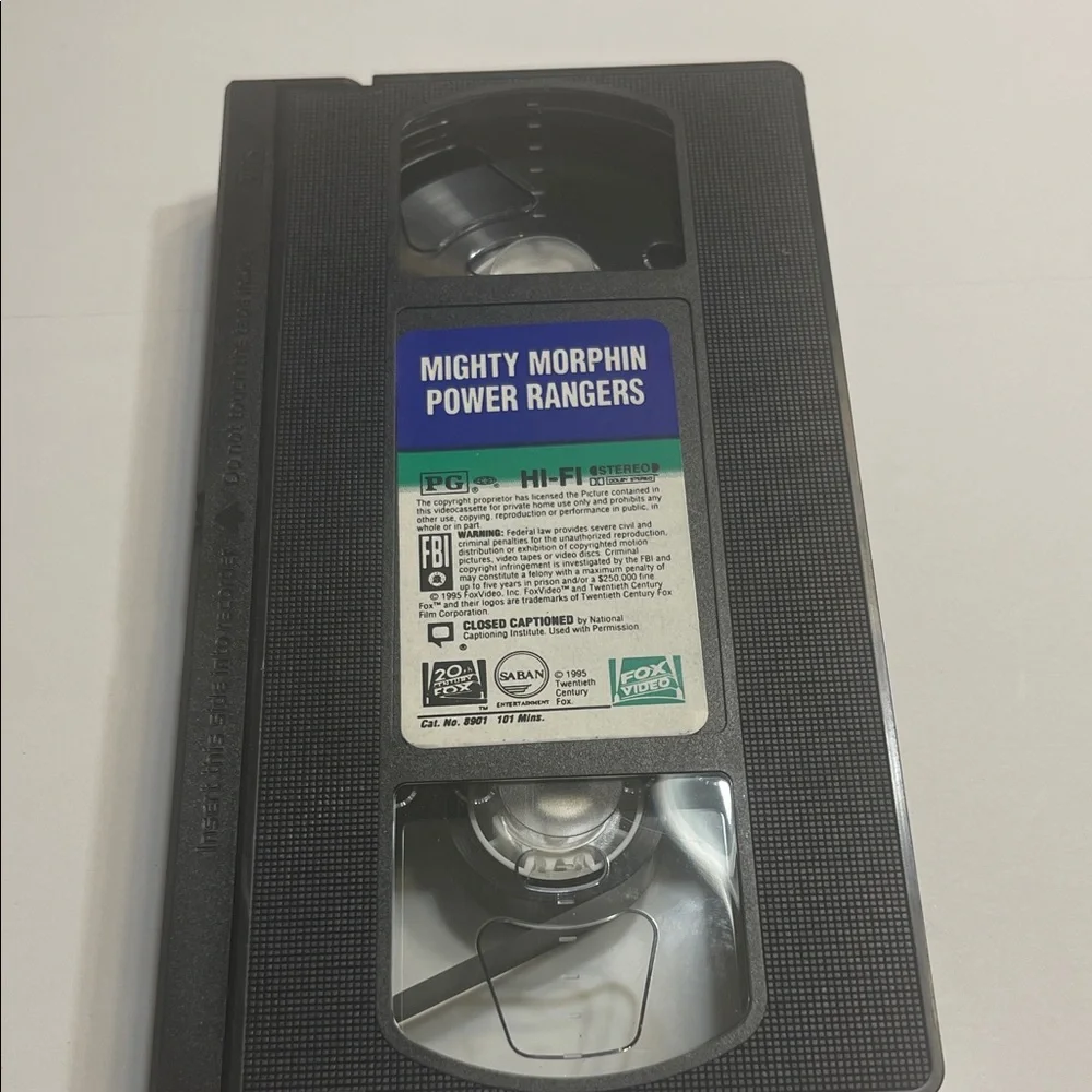 Mighty Morphin Power Rangers The Movie VHS - Picture 7 of 7